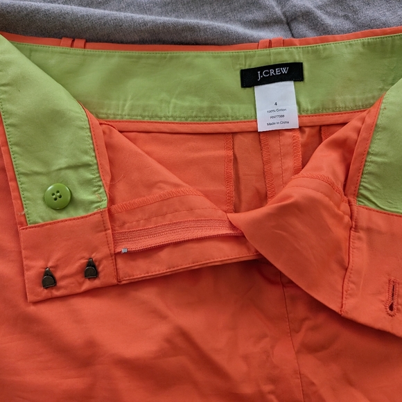 J. Crew women's size 4 orange skirt nwot - Picture 3 of 5